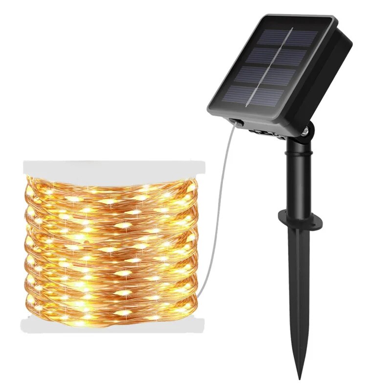 100 LED Solar Fairy Waterproof - огляд і ціна Outdoor Lighting Company