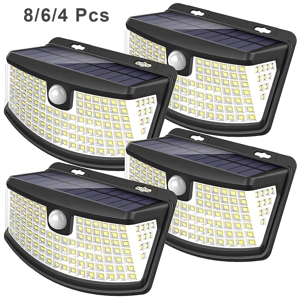 8/6/4 Packs Solar Motion Senso - огляд і ціна Outdoor Lighting Motion Sensor
