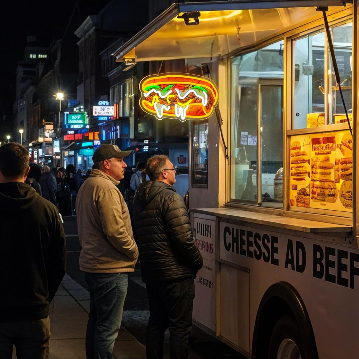 Philly Cheesesteak Neon Sign U - огляд і ціна Outdoor Lighting Vendor