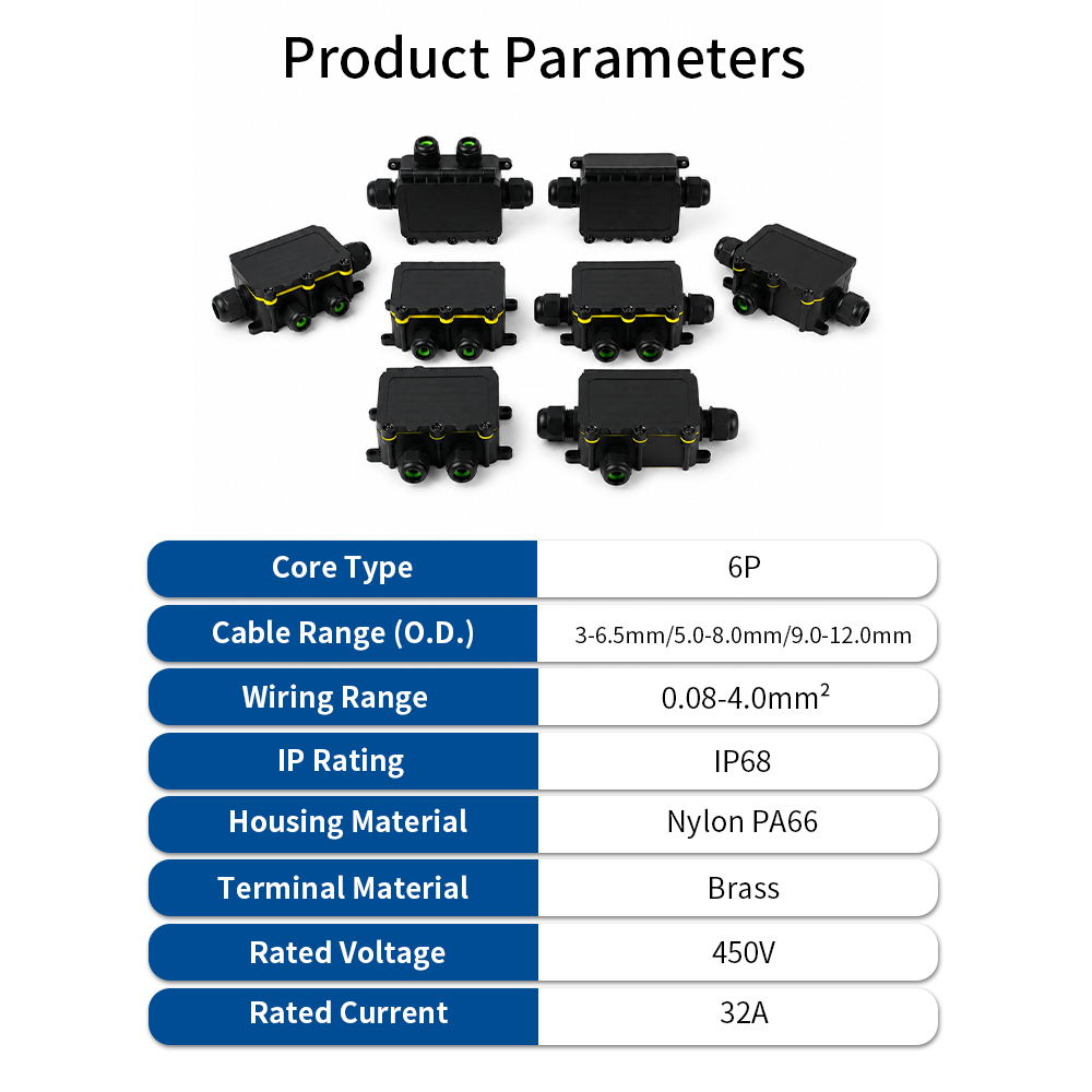IP68 Waterproof Junction Box 2 - огляд і ціна Outdoor Lighting Extension Cord