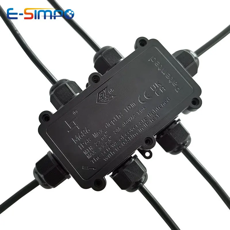 6Way 1IN5Out IP68 Underwater P - огляд і ціна Outdoor Lighting Wire Connectors