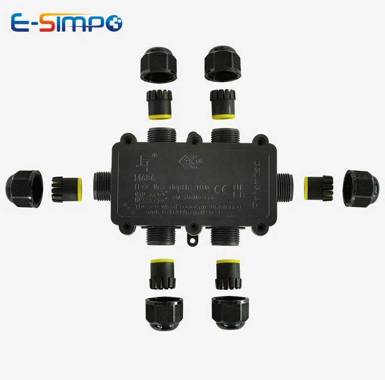 6Way 1IN5Out IP68 Underwater P - огляд і ціна Outdoor Lighting Wire Connectors