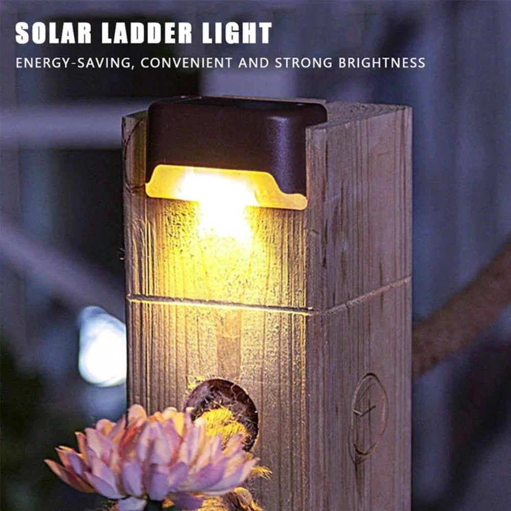 Warm/White LED Solar Step Lamp - огляд і ціна Outdoor Lighting For Fence