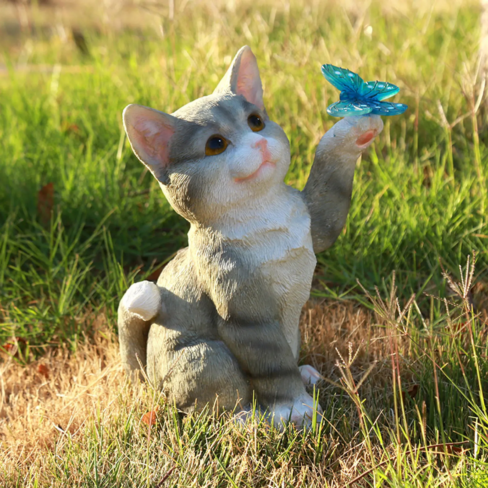 Outdoor Cat Sculpture Figurine - огляд і ціна Outdoor Lighting Company