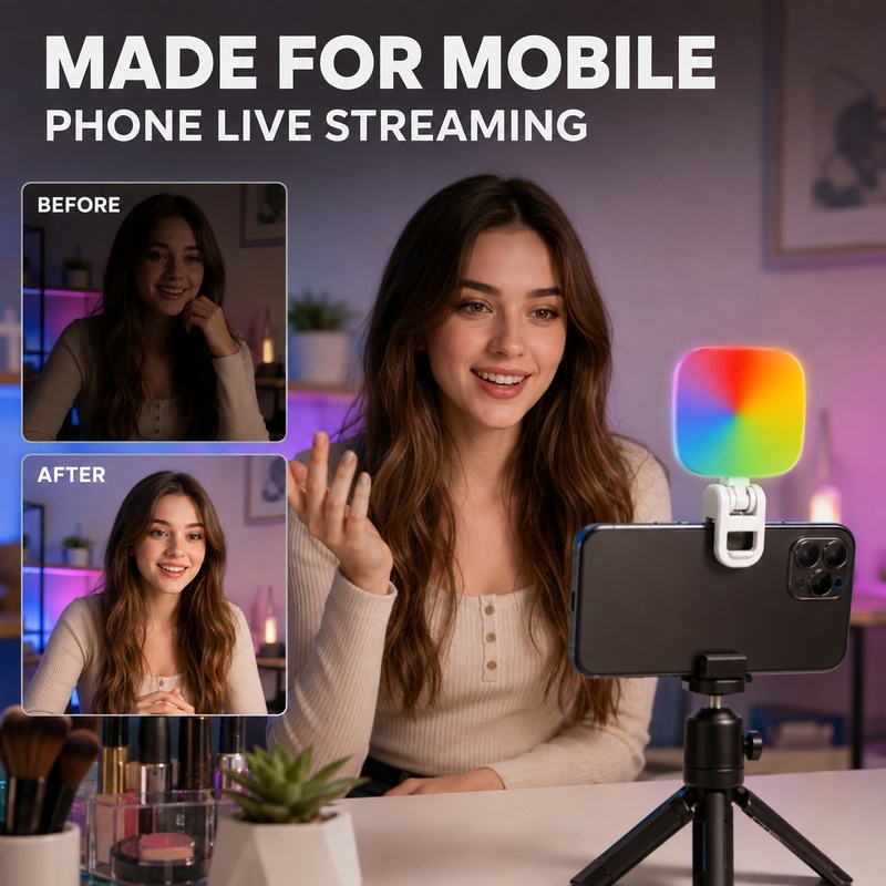 Portable RGB Video Light Mini  - огляд і ціна Outdoor Lighting Video Shooting