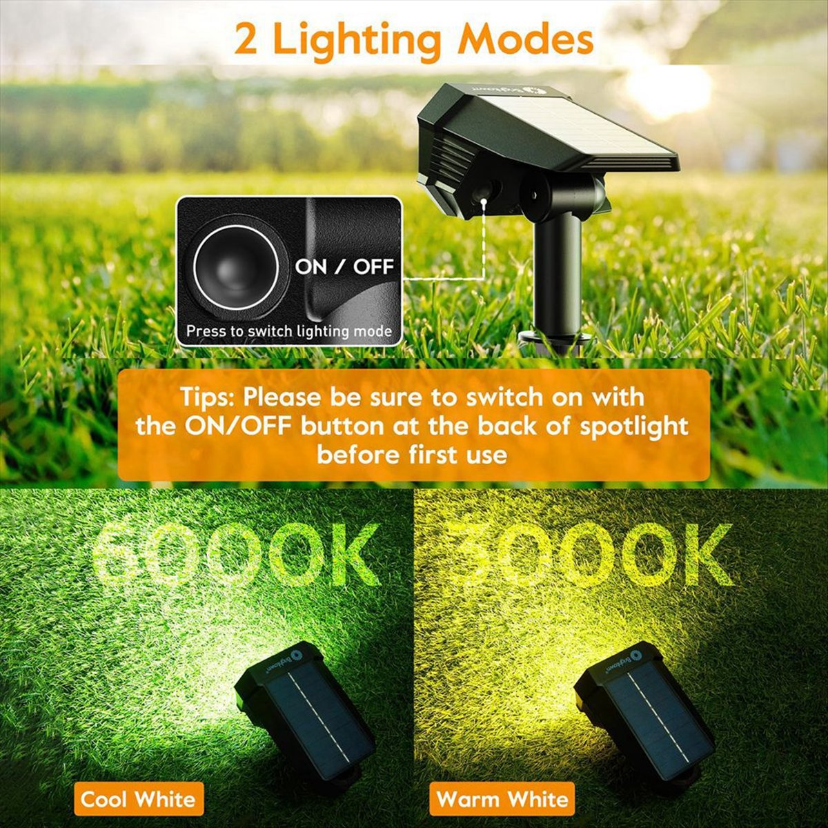 AA77 Solar Lawn Lights Waterpr - огляд і ціна Outdoor Lighting Tree