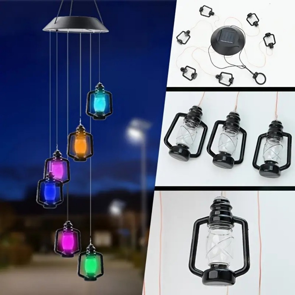 1PC 6LED Solar Wind Chime Ligh - огляд і ціна Outdoor Lighting Ground