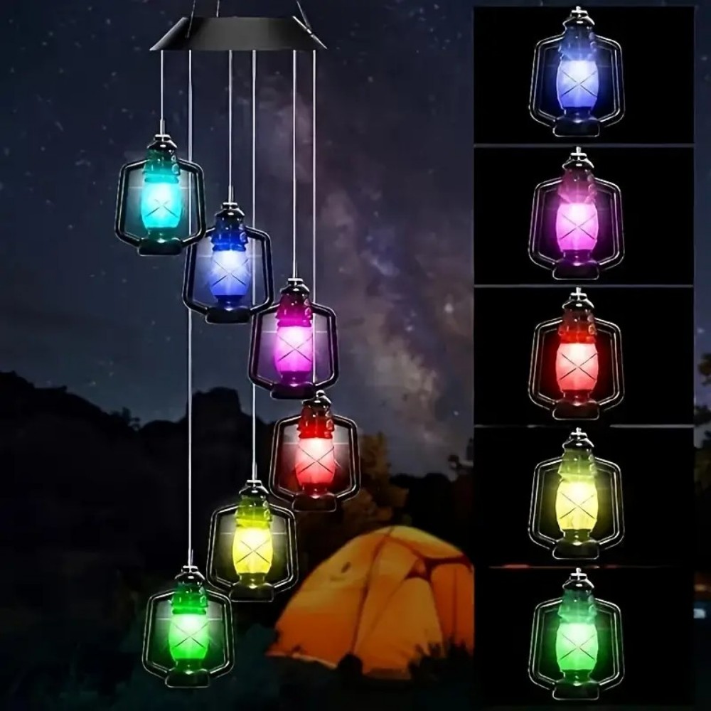1PC 6LED Solar Wind Chime Ligh - огляд і ціна Outdoor Lighting Ground