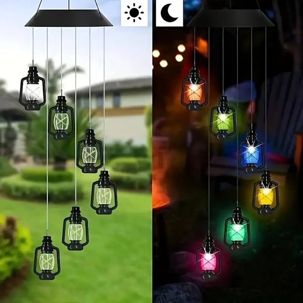 1PC 6LED Solar Wind Chime Ligh - огляд і ціна Outdoor Lighting Ground
