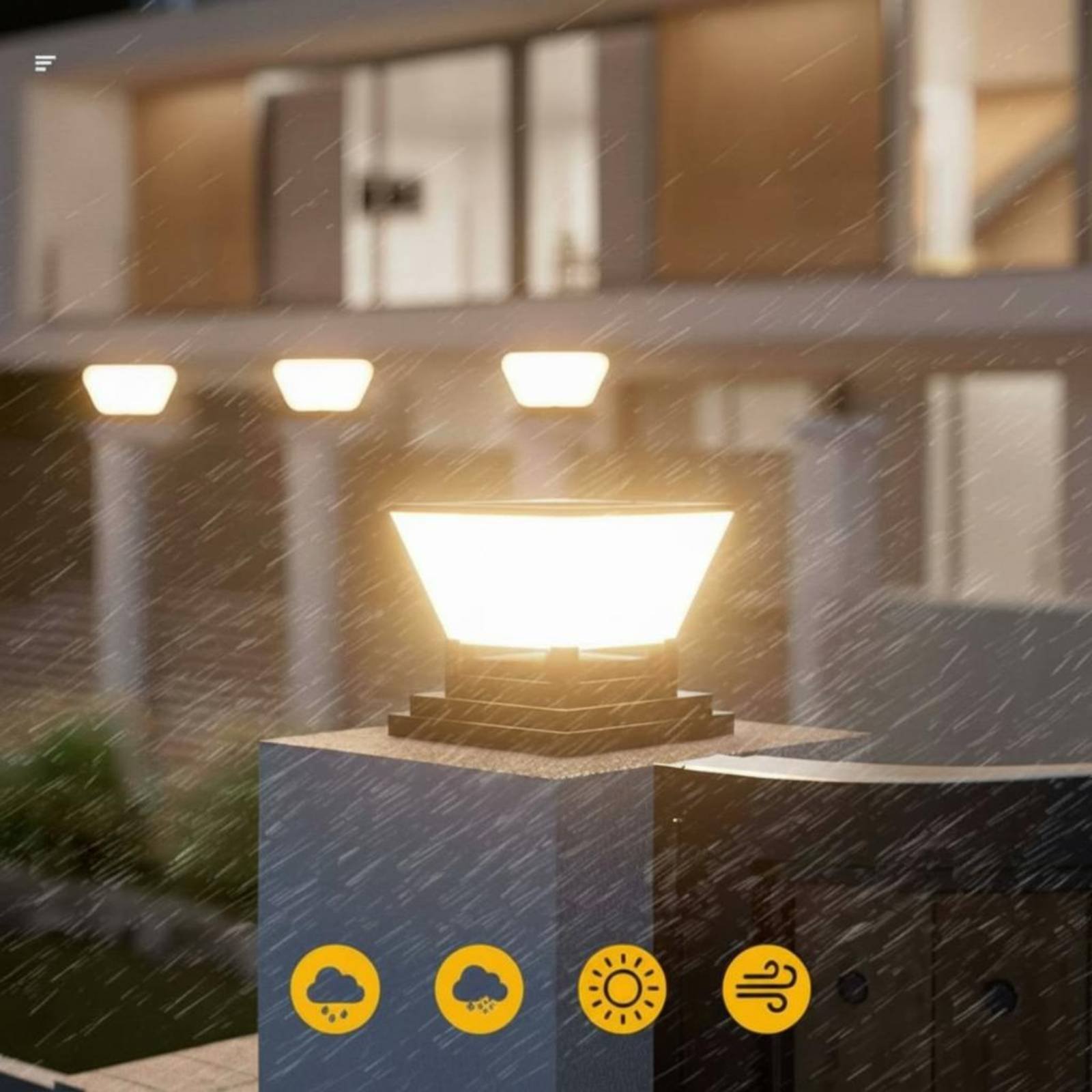 Solar Post Light Water Resista - огляд і ціна Outdoor Lighting Modern
